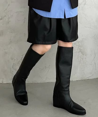 DOUX ARCHIVES 【REMME】インヒールロングブーツ