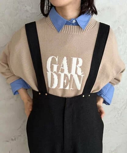 DOUX ARCHIVES ロゴgardenニット