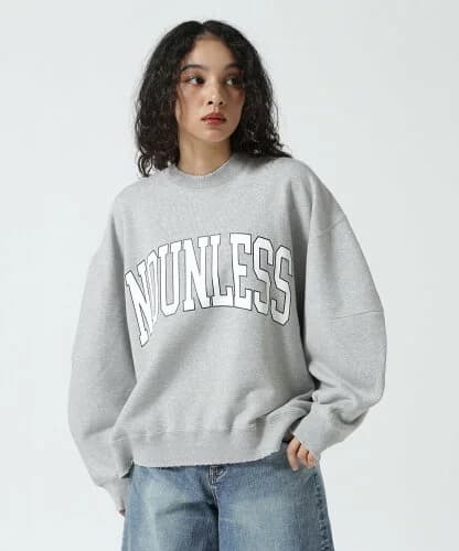 B'2nd NOUNLESS(ナウンレス)別注COLLEGE LOGO OVER SWEAT