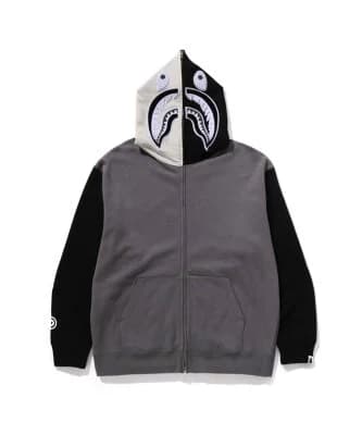 A BATHING APE SHARK FULL ZIP HOODIE #1