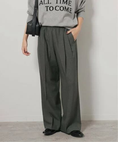 JOURNAL STANDARD relume ウールライクサージタックパンツ