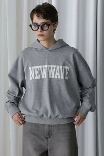 ROSE BUD 「NEW WAVE」ロゴ フーデッド スウェット