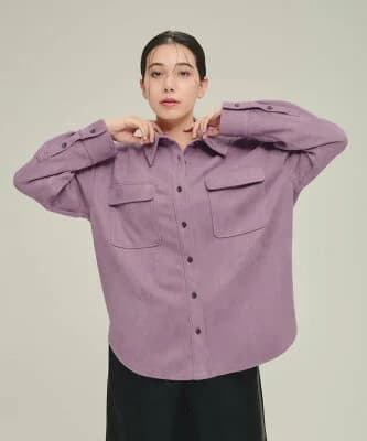eL Suede out Shirt
