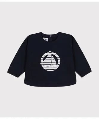 PETIT BATEAU スウェット長袖プルオーバー