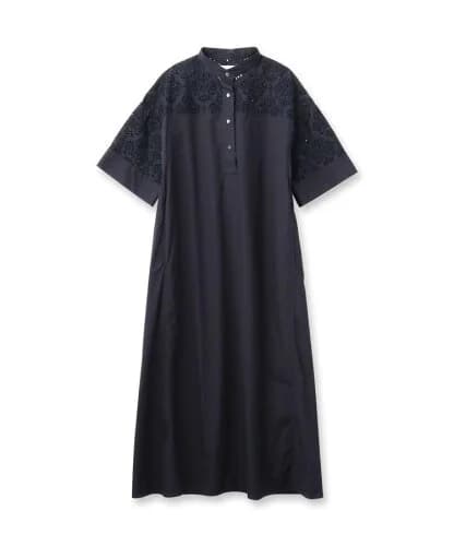DRESSERTIOR TICCA(ティッカ)レース半袖シャツワンピース
