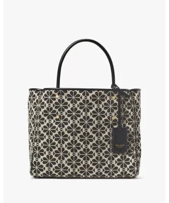 kate spade new york スペード フラワー ジャカード ミディアム エブリシング トート