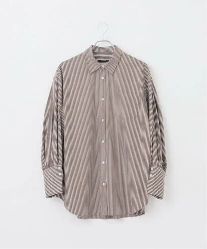 JOURNAL STANDARD ハイカウントポプリンターンナップカフシャツ