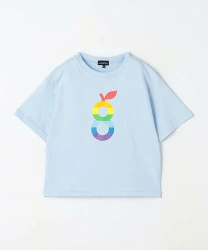 UNITED ARROWS green label relaxing レインボー ロゴTシャツ 100cm-120cm