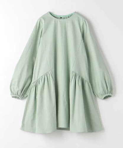 UNITED ARROWS green label relaxing TJ チュニックワンピース ロングスリーブ(ライム)140cm-160cm