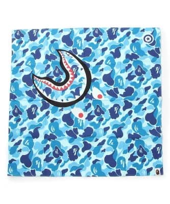 A BATHING APE ABC CAMO SHARK BANDANA