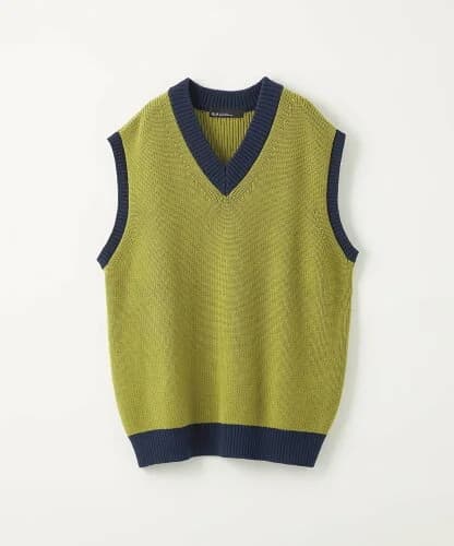 UNITED ARROWS green label relaxing 【WEB限定】＜GLR or＞アゼ Vネック ベスト