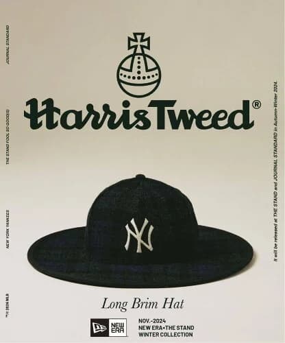 JOURNAL STANDARD NEW ERA / ニューエラ 別注 NY Long Brim Hat Harris Tweed