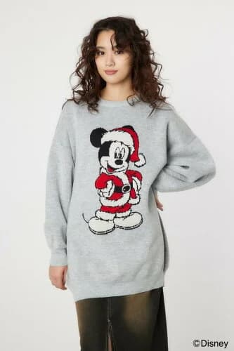 RODEO CROWNS WIDE BOWL (MICKEY)チュニックニットワンピース