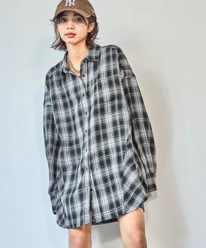PAGEBOY キモウオンブレチェックシャツ