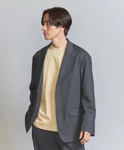 UNITED ARROWS ソロテックス 2ボタン リラックス ジャケット -セットアップ対応-