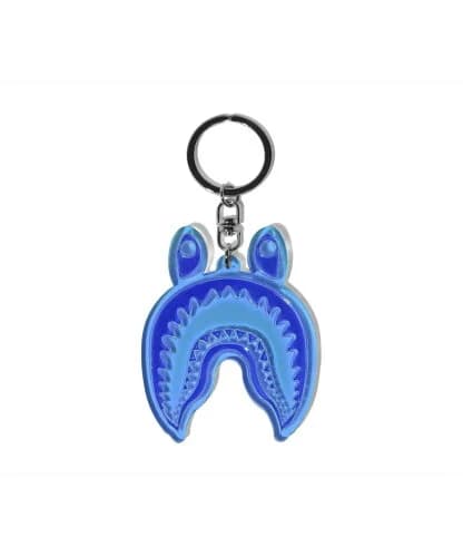 A BATHING APE SHARK REFLECTIVE KEYCHAIN