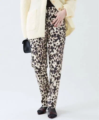 VERMEIL par iena Leopard パンツ