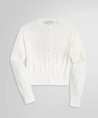 BROOKS BROTHERS コットン クロップドカーディガン