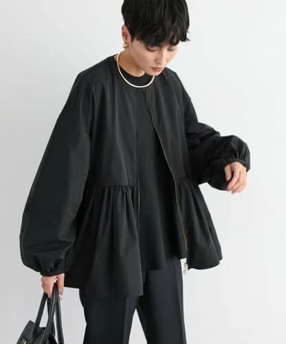 BARNYARDSTORM ペプラムジップブラウス