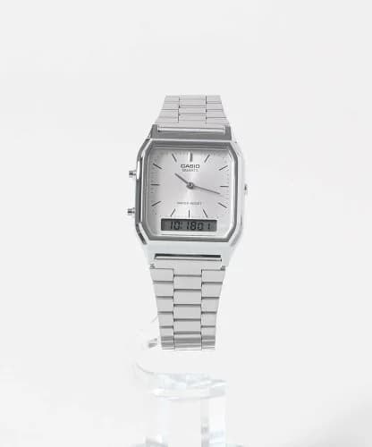 URBAN RESEARCH DOORS CASIO スクエアメタルウォッチ