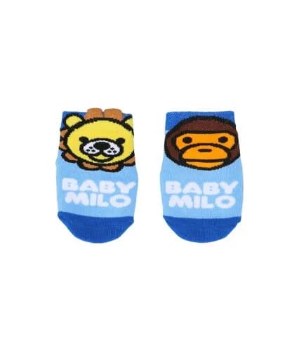 A BATHING APE BABY MILO FRIENDS BABY SOCKS