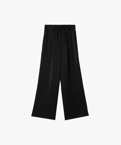 agnes b. WX09 PANTALON サテンパンツ