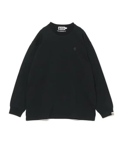 A BATHING APE ONE POINT RELAXED FIT LS TEE