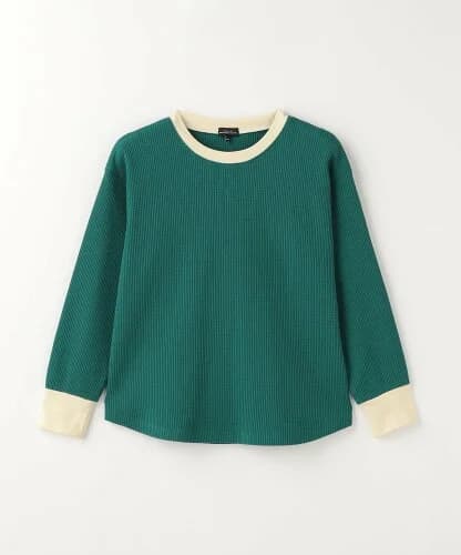 UNITED ARROWS green label relaxing ドライワッフル リンガー プルオーバー / キッズ 140cm-160cm - 吸水速乾 -