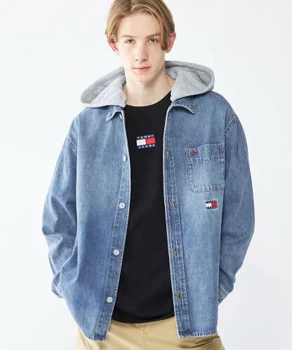TOMMY HILFIGER フーデッドデニムシャケット