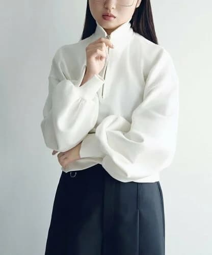 DRESSTERIOR puff zip sweat