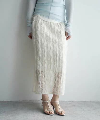 DRESSTERIOR frill lace easy skirt