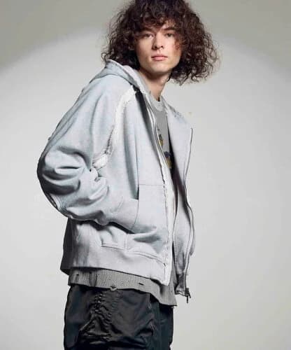 MAISON SPECIAL Prime-Over Sweat Zip Hoodie