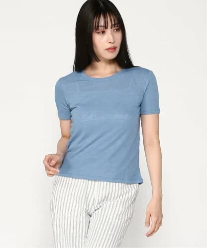 BANANA REPUBLIC FACTORY STORE SS LINEN BLEND CREW