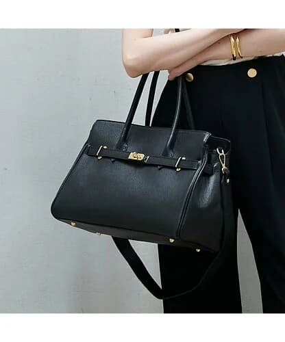 Rouge vif la cle 【AULENTTI/オウレンティ】2WAY トートバッグ レザーベルト付き