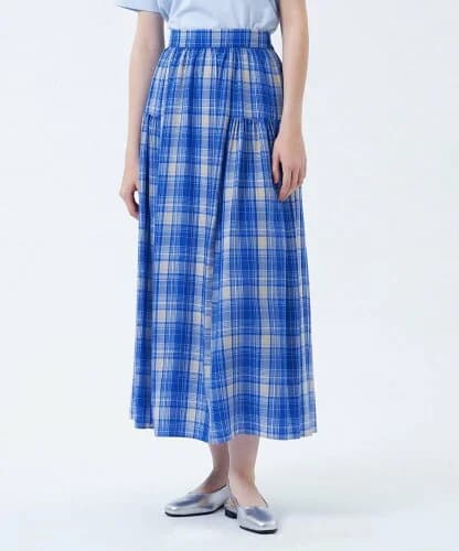 MACKINTOSH PHILOSOPHY タータンチェックボリュームスカート