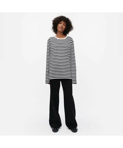Marimekko Tasaraita Unisex カットソー