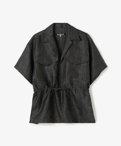 HAVERSACK ｜ ＜別注＞リネン 半袖プルオーバーシャツ WOMEN