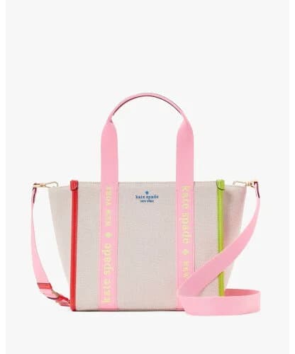 kate spade new york キップ レインボー キャンバス スモール トート