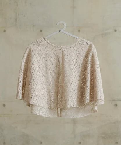 BEARDSLEY 《15 quinze》リネンレースポンチョ