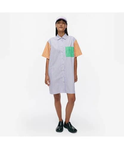 Marimekko Jokapoika シャツワンピース