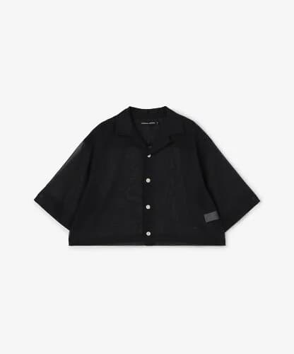 nicholson & nicholson ｜ ＜別注＞ シアー ショートスリーブシャツ WOMEN