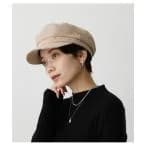 帽子 キャップ ECO SUEDE CASQUETTE/エコスエードキャスケッ レディース