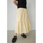 スカート COTTON TIERED SKIRT/コットンティアードスカート レディース