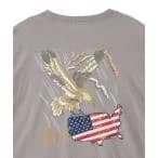 tシャツ Tシャツ 「Women's」Schott/ショット/EAGLE U.S.A FRAG L/S T-SHIRT/イーグル U.S.Aフラッグ