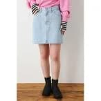 スカート デニム LOSE COLOR DENIM MINI SKIRT レディース