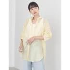 シャツ ブラウス BIGシアーシャツ レディース