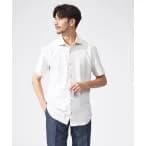 シャツ 「FLEX SHIRTS」接触冷感 スラブチェック 半袖シャツ メンズ レディース