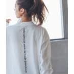 tシャツ Tシャツ 「HEREIAM」速乾／ミラーロゴロングスリーブ（ユニセックス） レディース メンズ