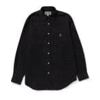 シャツ ブラウス BAPE APPLIQUE CHECK SHIRT L レディース