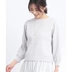 ニット 「SALE/WEB限定カラーあり／洗える」すっきり細見えシアージャガードプルオーバー レディース